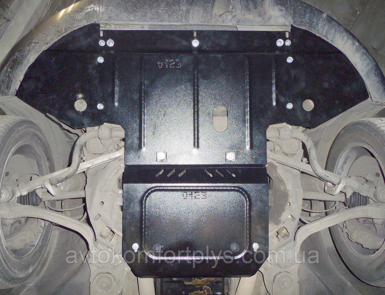 Металева (сталева) захист двигуна (картера) Audi A8 (2002-2010) (V-3,0 TDI), фото 1