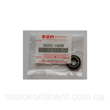 09282-10008 Сальник гребного вала Suzuki DF2.5 DF4 DF6 DT4 DT5 10x21x4.5, фото 2