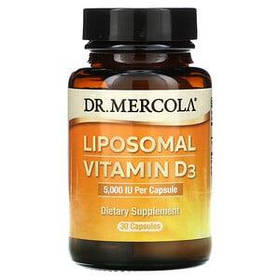 Ліпосомальний вітамін D3 (Liposomal Vitamin D3) 5000 МО Dr. Mercola 30 капсул