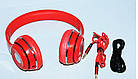 Бездротові Bluetooth-навушники White TM-012S + Гарнітура, фото 3