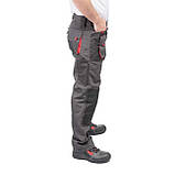 Брюки робочі 80% поліестер, 20% бавовна, щільність 260 г / м2, XXXL INTERTOOL SP-3016, фото 5