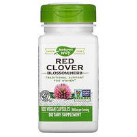 Червона конюшина квіти і надземна частина рослини (Red Clover) Nature's Way 100 капсул, фото 3