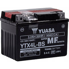 Мото аккумулятор Yuasa YTX4L-BS