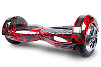 Гіроборд, гіроскутер 8 дюймів Smart Balance wheel Самобаланс+додаток на смартфон червоний вогонь