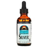 Коллоидное серебро 10 ч/млн Ultra Colloidal Silver Source Naturals, 59 мл