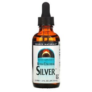 Коллоидное серебро 10 ч/млн Ultra Colloidal Silver Source Naturals, 59 мл - фото 1 - id-p1338649011