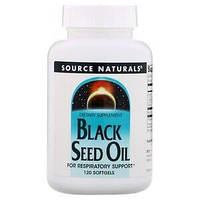 Масло чёрного тмина (Black Seed Oil) Source Naturals 120 мягких таблеток