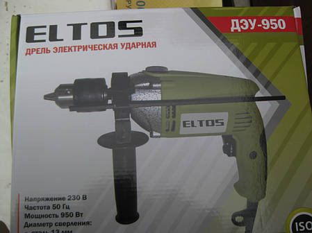 Дриль електричний Eltos ДЕУ-950, фото 3