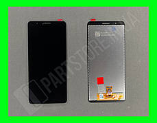 Дисплей Samsung A013 A01 2020 із сенсором, чорний (оригінальні комплектуючі)