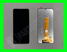Дисплей Samsung A125 A12 2020 із сенсором, чорний (оригінальні комплектуючі)