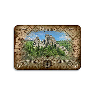 Магніт хдф 90х60 «Наскельне місто-фортеця Тустань»