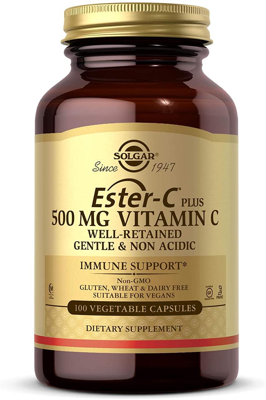 Вітамін С Ester-C Plus 500 мг Solgar 500 мг 100 капсул