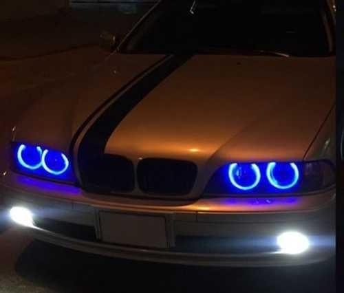 Ангельські оченята CCFL на BMW Е53 сині