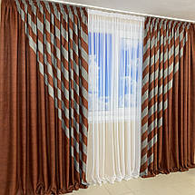 Комплект готових штор Панно Теракот, фото 3