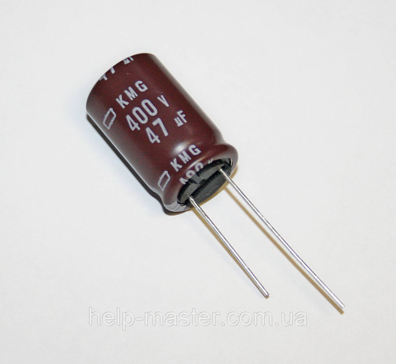 Конденсатор електролітичний 47 мкф-400v (105 °C), фото 1