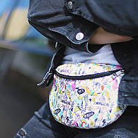 Сумка на пояс бананка Bumbag Magic 27x16 см (BB_21M002_BL)