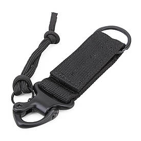 Кріплення на ремінь з металевим карабіном Black