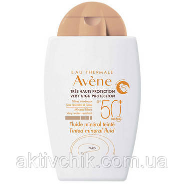 Сонцезахисний мінеральний флюїд з тонуючим ефектом Avene Tinted Mineral Fluid SPF 50+