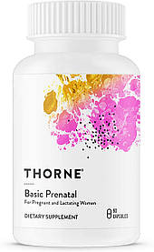Вітаміни для вагітних Basic Prenatal Thorne Research, 90 капсул