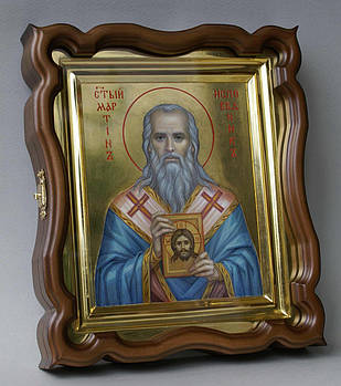 Кіот фігурний з золоченої рамою