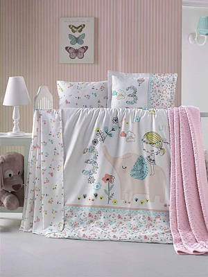 Постільна білизна в ліжечко La Romano Elefante Бавовна