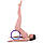 Колесо-кільце для йоги масажне FI-2436 Fit Wheel Yoga (EVA, PP, р-р 33х14см, фіолетовий), фото 6