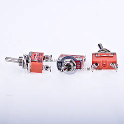 Тумблер 2 полюси, 2 конт. 1021, ON-OFF, АСКО-УКРЕМ