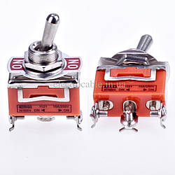 Тумблер 2 полюси, 3 конт. 1121, ON-ON, АСКО-УКРЕМ