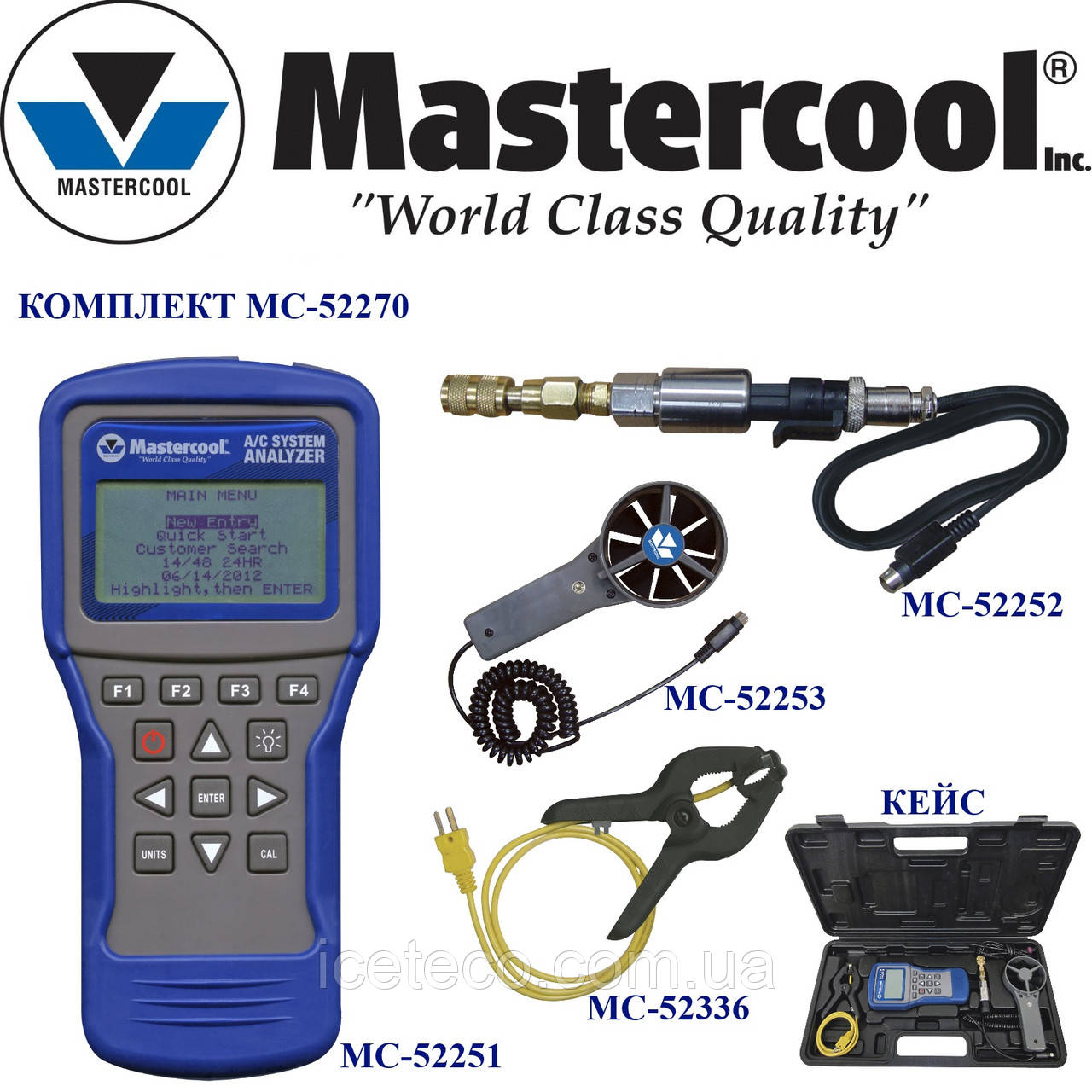 Портативний діагностичний комплект MC 52270 Mastercool