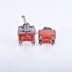 Тумблер 2 полюси, 4 конт. 1221, ON-OFF, АСКО-УКРЕМ