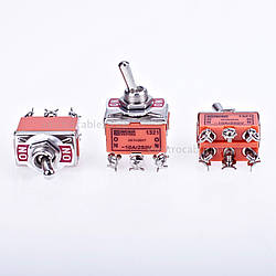 Тумблер 2 полюси, 6 конт. 1321, ON-ON, АСКО-УКРЕМ