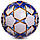 М'яч для футзалу №4 ламін. ST TALENTO 13 FB-2997 (5 сл., зшитий вручну) (білий-синій), фото 3