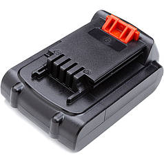 Акумулятор PowerPlant для дамських сумочок та електроінструментів BLACK&DECKER 20V 3.0 Ah Li-ion (A1518L)