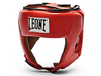 Боксерский шлем Leone Contest Headguard Red S