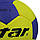 М'яч для гандболу Outdoor покриття спінена гума STAR JMC003 (PU, р-н 3, синій-жовтий), фото 3