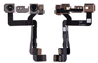 Шлейф (Flat cable) Apple iPhone 11 Pro Max с фронтальной камерой 12 MP + 12 MP Оригинал