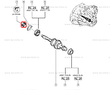 Сальник первинного вала КПП на Renault Trafic / Opel Vivaro (2001-2014) Renault (оригінал) 8200544206, фото 6