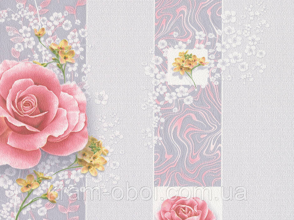 Шпалери КФТБ прості паперові 10м*0,53 9В27 7206-10, фото 1