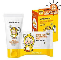 Солнцезащитный крем для детей Atopalm Mild Sun Cream SPF 32 PA+++ Special Set 65 мл