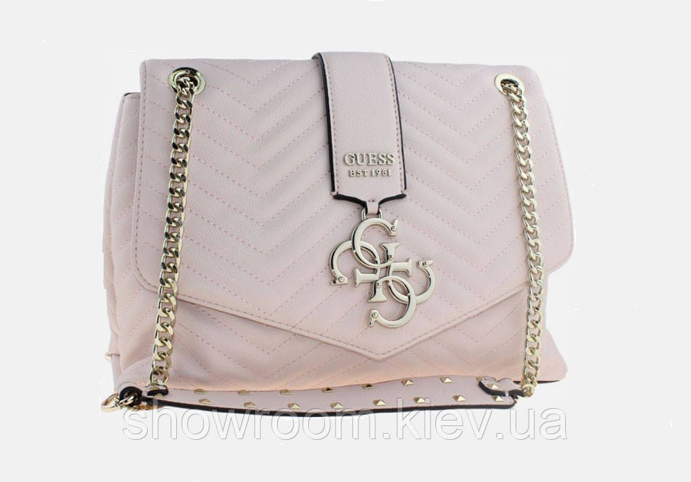 Жіноча брендова сумка Guess (29420) powder
