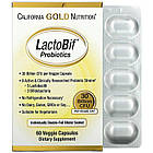 California Gold Nutrition, LactoBif 30, 30 млрд КУО, 60 вегетаріанських капсул