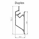 «Duplex» ALTEZA. Профіль алюмінієвий для натяжних стель, фото 4