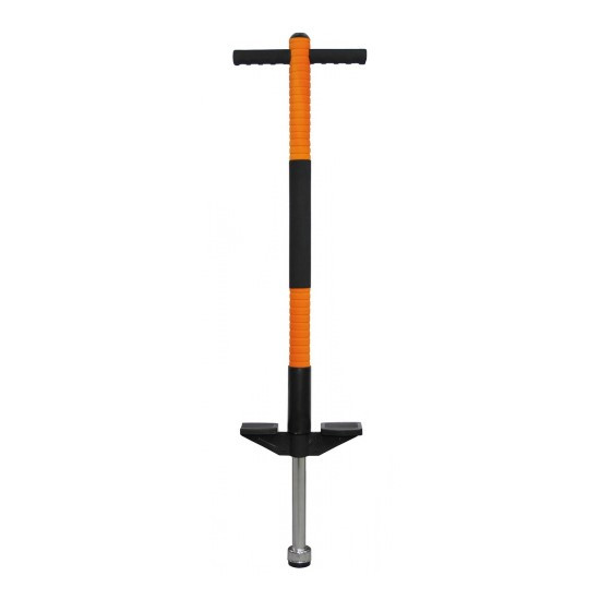 Джампер Пого Стік Pogo Stick (Коник) дитячий Чорно-помаранчевий