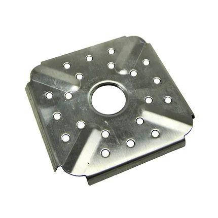 Розсікач вогню на конфорку металевий квадратний маленький, фото 1