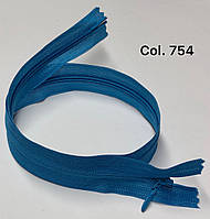Молния швейная потайная нейлон спираль тип 3 50 см / 754 голубая лагуна