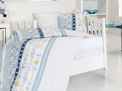 Постільна білизна в ліжечко First Choice Chick Lilla Бамбук