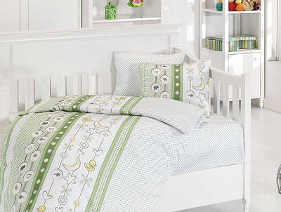 Постільна білизна в ліжечко First Choice Chick Yesil Бамбук