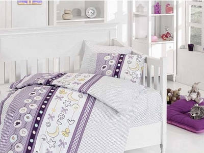 Постільна білизна в ліжечко First Choice Chick Lilla Бамбук