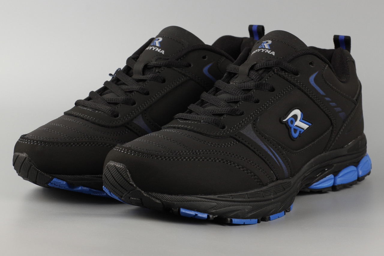 Кросівки чоловічі чорні Royyna 027L Ройна Бона Bona Розміри 41 42 43 45, фото 1