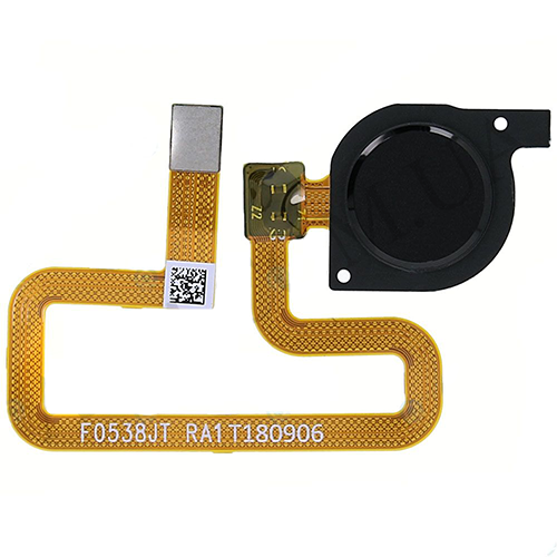 Шлейф (Flat cable) Huawei Y7 2018 | Y7 Prime 2018 | Honor 7C сканера відбитку пальця (Чорний), фото 1